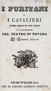 Tapa de I puritani e i cavalieri