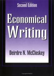 Tapa de Economical writing