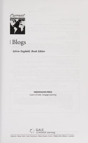 Tapa de Blogs