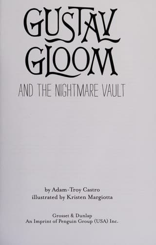 Tapa de Gustav Gloom and The Nightmare Vault