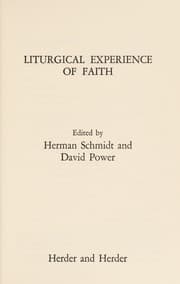 Tapa de Liturgical experience of faith