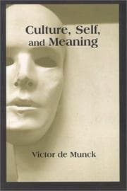 Tapa de Culture, Self, and Meaning