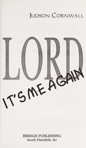 Tapa de Lord It's Me Again