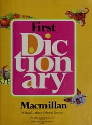 Tapa de Macmillan first dictionary