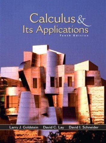 Tapa de Calculus and Its Applications, 10th Edition