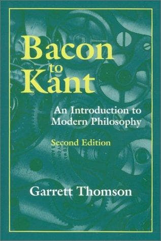 Tapa de Bacon to Kant