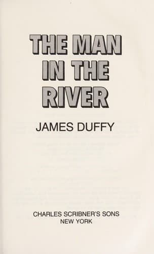 Tapa de The man in the river