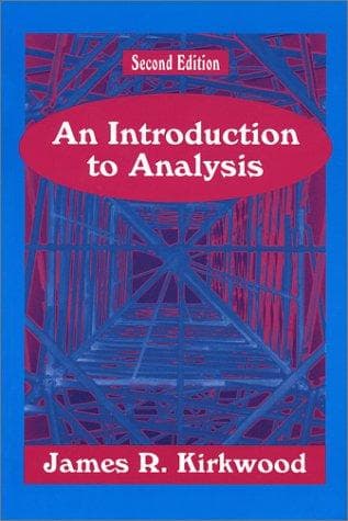 Tapa de An Introduction to Analysis (2nd Edition)