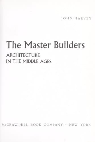 Tapa de The master builders