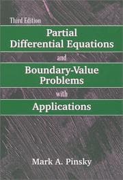 Tapa de Partial Differential Equations and Boundary Value Problems With Applications