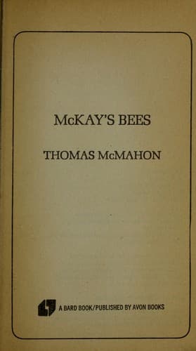 Tapa de McKay's bees