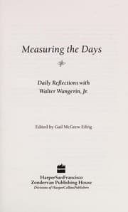 Tapa de Measuring the days