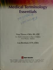 Tapa de Medical terminology essentials