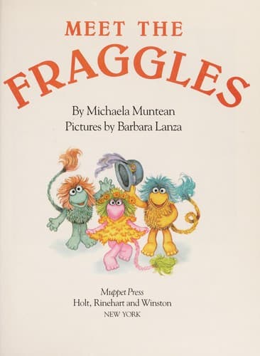 Tapa de Meet the Fraggles