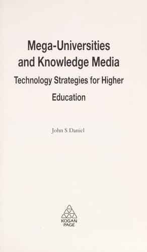 Tapa de Mega-universities and knowledge media