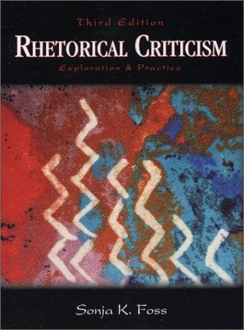 Tapa de Rhetorical criticism