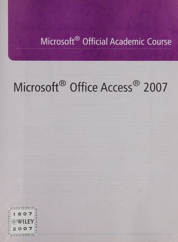 Tapa de Microsoft official academic course
