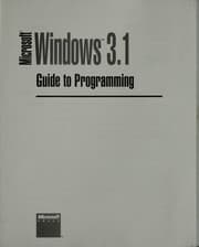 Tapa de Microsoft Windows 3.1: Programmer's Reference