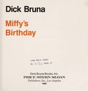 Tapa de Db:miffy's Birthday