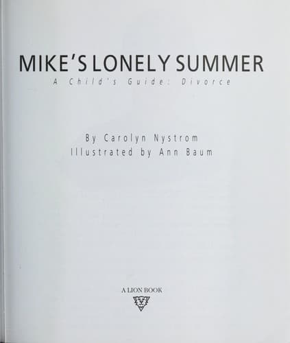 Tapa de Mike's lonely summer