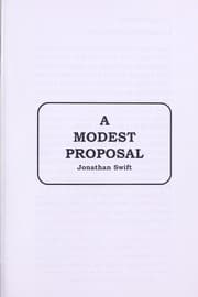 Tapa de A Modest Proposal