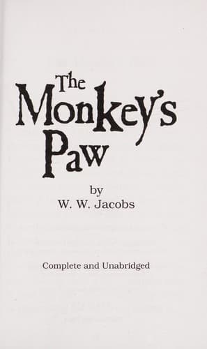 Tapa de The monkey's paw