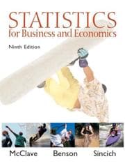 Tapa de Statistics for business and economics
