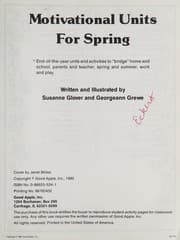 Tapa de Motivational units for spring