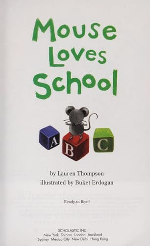 Tapa de Mouse loves school