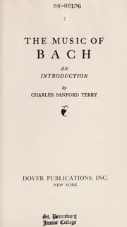 Tapa de The music of Bach