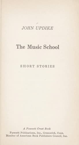 Tapa de The music school