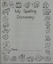 Tapa de My spelling dictionary