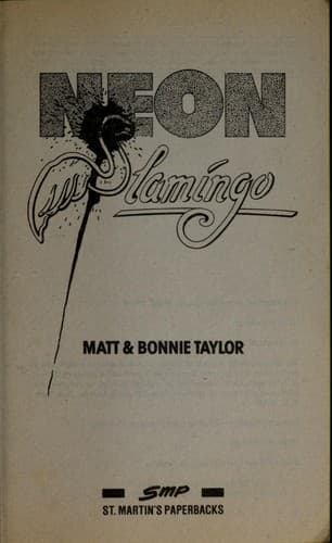 Tapa de Neon flamingo