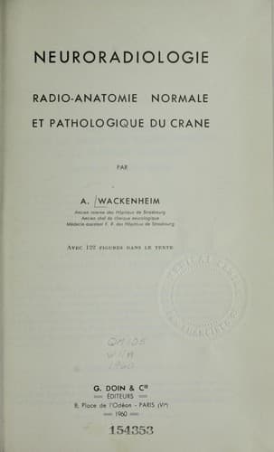 Tapa de Neuroradiologie