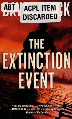 Tapa de The extinction event