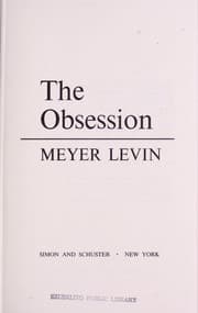Tapa de The obsession