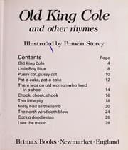 Tapa de Old King Cole and other rhymes