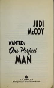 Tapa de Wanted: one perfect man