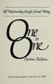 Tapa de One to one : self-understanding through journal writing
