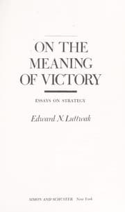 Tapa de On the meaning of victory
