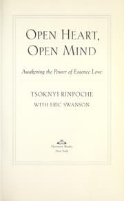 Tapa de Open heart, open mind