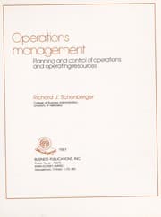 Tapa de Operations management
