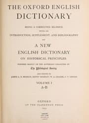 Tapa de The Oxford English Dictionary