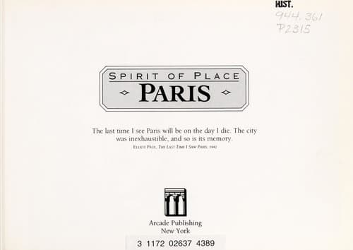 Tapa de Paris