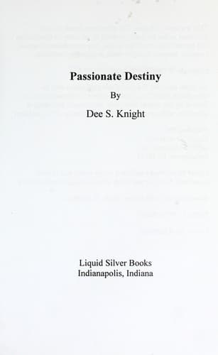 Tapa de Passionate destiny