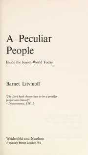 Tapa de A peculiar people