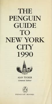 Tapa de The Penguin Guide to New York City 1990