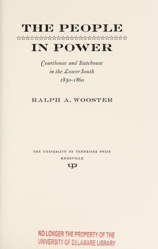 Tapa de The people in power