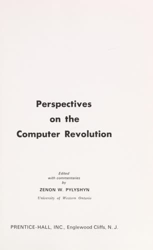 Tapa de Perspectives on the computer revolution.