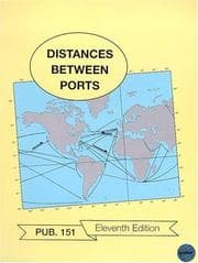 Tapa de PUB151 Table of Distances Between Ports
